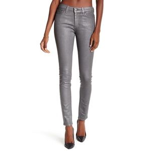 Spanx The Slim-X Skinny Coated Denim Jeans 28